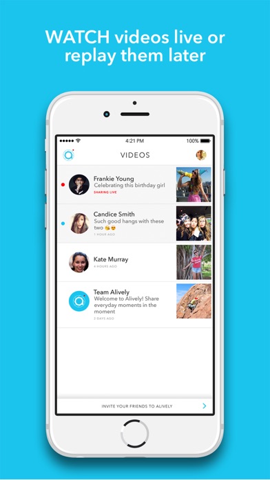 Alively - Video Sharing With Friendsのおすすめ画像3