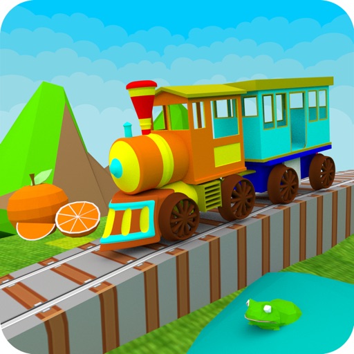 3D Learn Colors Train for Preschool Children Icon