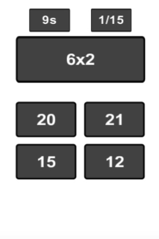 Times Tables Test - náhled