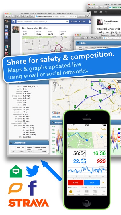 Cyclemeter Cycling Running GPS screenshot-3