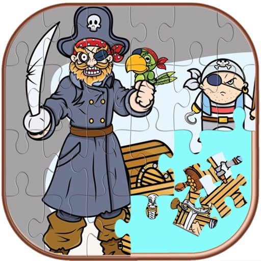 Pirate Jigsaw Puzzle Game Fun For Kids And Toddler icon