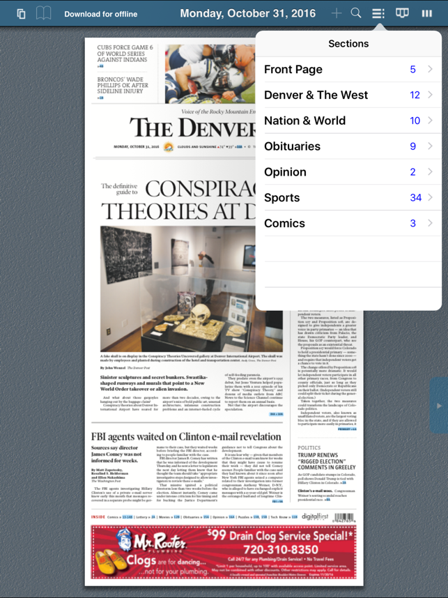 Denver Post Digital Replica Edition(圖3)-速報App