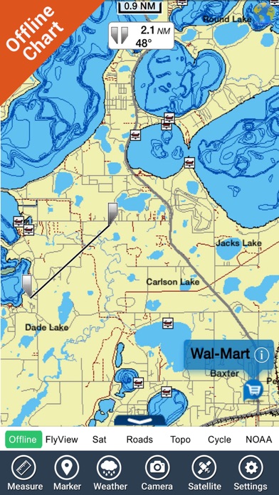 Michigan & Superior Lakes HD GPS Map Navigator screenshot 3