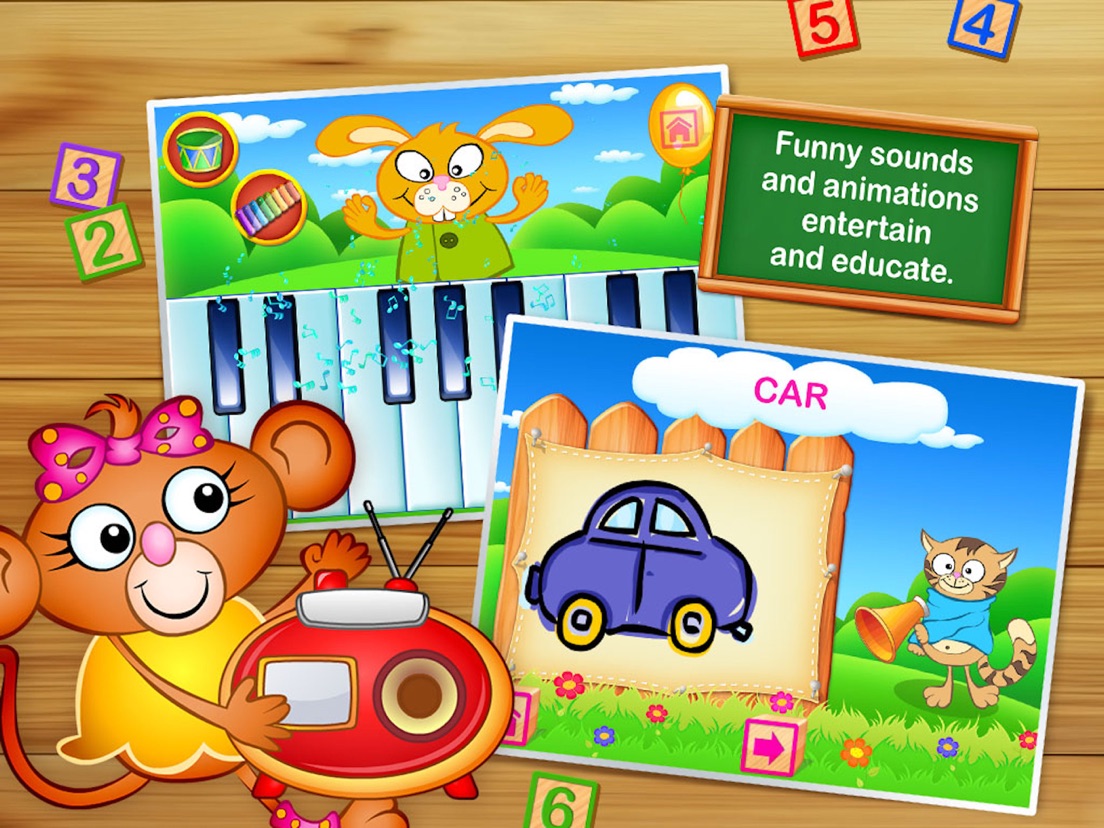 123 Kids Fun GAMES - Preschool Math&Alphabet Games - App voor iPhone