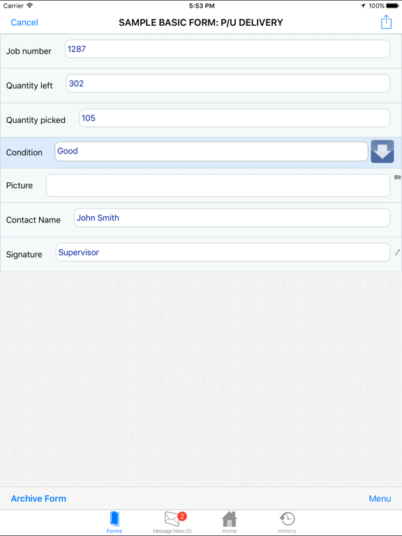 Advanced Wireless Forms screenshot 4