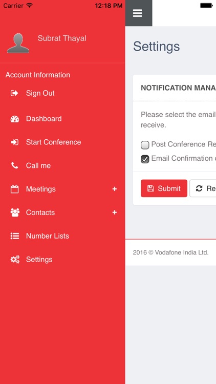 Vodafone Audio Lounge