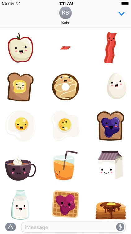 Breakfast Stickers
