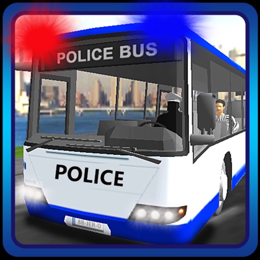 Police Bus Criminal Transport-er Icon