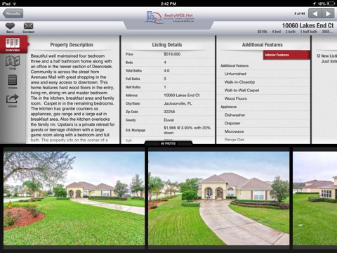 RealtyWEB.Net for iPad screenshot 4