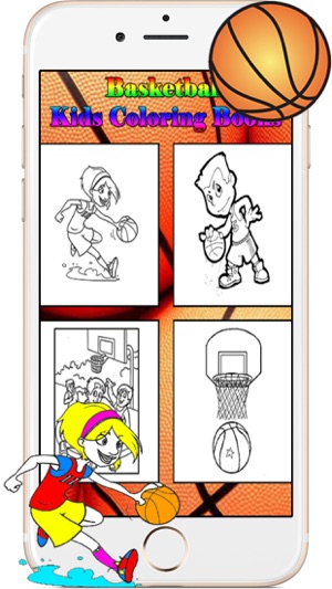 Basketball Kids Coloring Books Games for Toddlers(圖4)-速報App