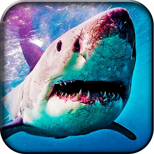 Deep Sea Hungry White Great Shark Hunt Simulator Pro - Under-Water Shark Attack World Shooting Revenge icon