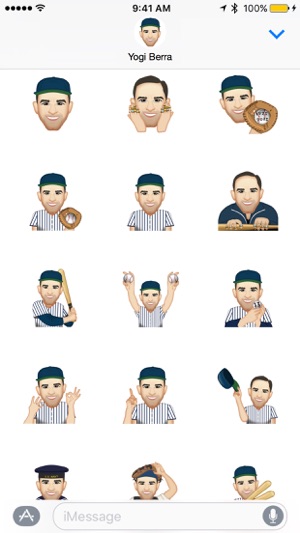 Yogi Berra ™ by Moji Stickers(圖2)-速報App