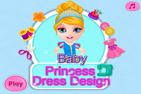 Princess Dress Design ~ Make your own dress screenshot 2