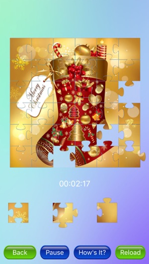 Creative Christmas jigsaw