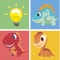 Dinosaur planet remember game preschool matching game is very cute and funny matches game 