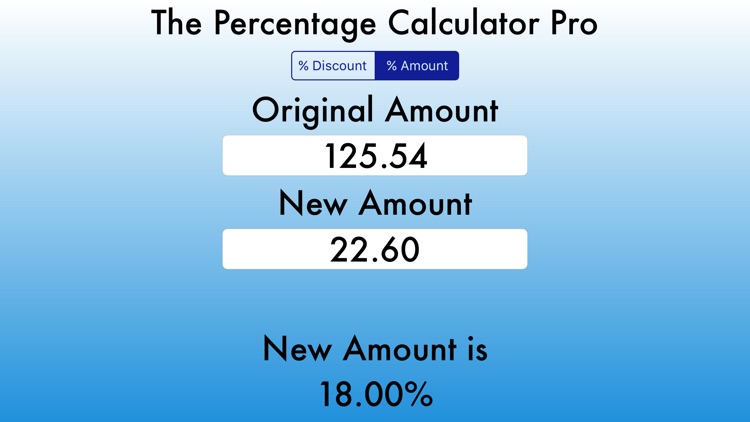 The Percentage Calculator Pro(Discount Calculator) screenshot-3