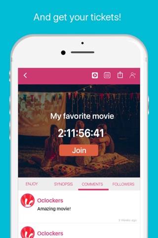 O'Clock - Countdowns for Movie Premieres screenshot 3