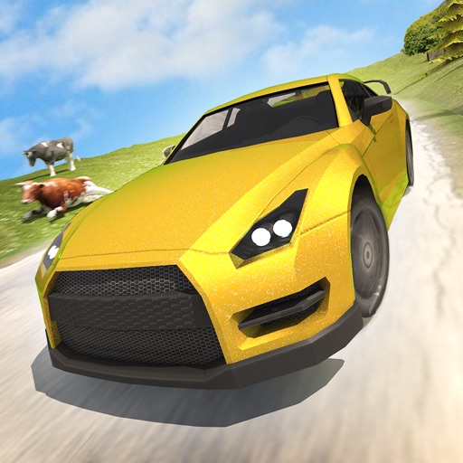 Cows & Cars | Extreme Funny Car Driving Game For Free Icon