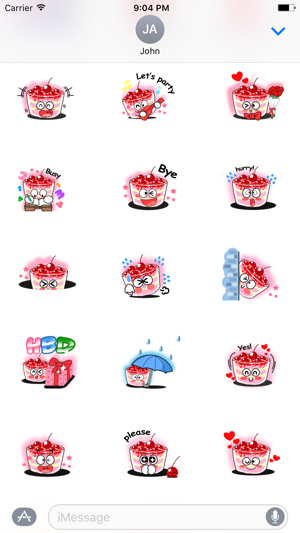 Smile Cupcake Sticker(圖2)-速報App