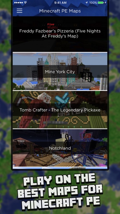 Maps for Minecraft PE (Map Installer)