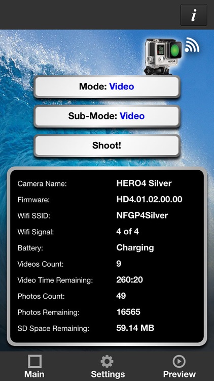 Remote Control for GoPro Hero 4 Silver screenshot-0
