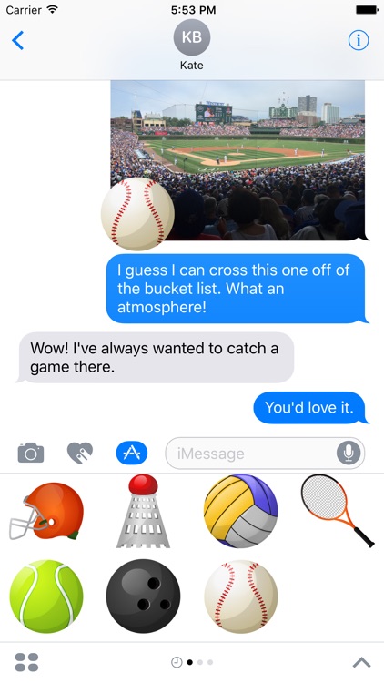 Sports Stickers for iMessage
