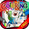Coloring &amp; Painting Pictures "for Adventure Time "