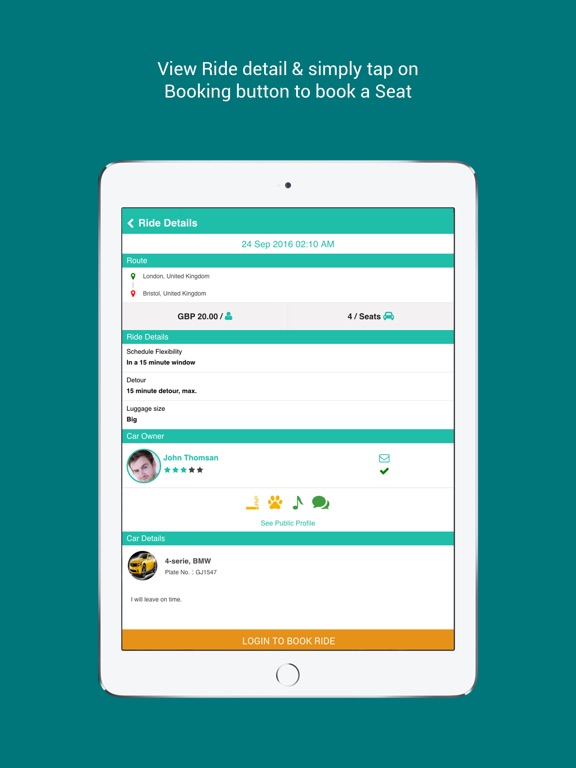 【图】Ride Sharing Application(截图3)