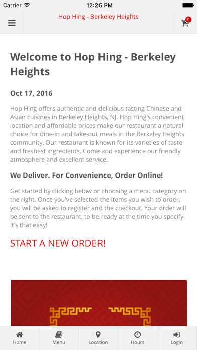 How to cancel & delete Hop Hing - Berkeley Heights from iphone & ipad 1