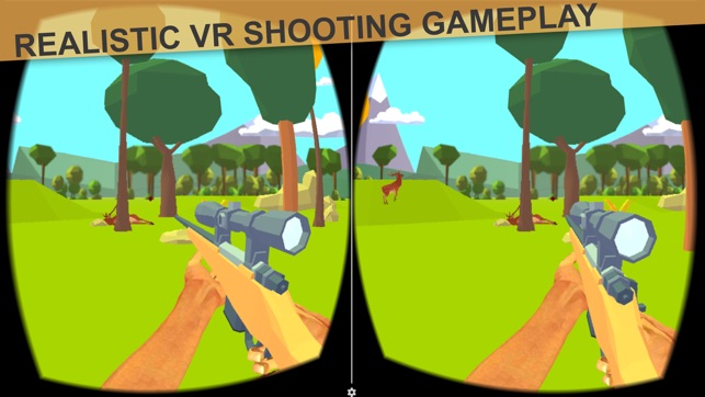 Low Poly Deer Sniper Hunting- VR (Virtual Reality)(圖1)-速報App