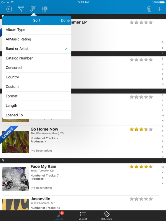 Music Collectors for iPad