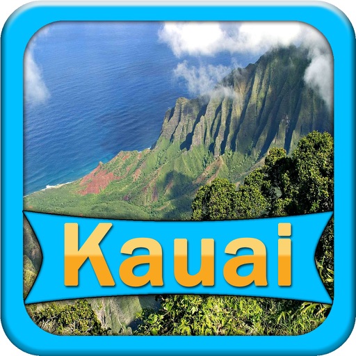 Kauai - Hawaii Offline Map Travel Guide