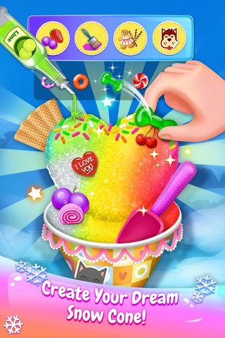 Snow Cone! - Hot Summer Frozen Dessert Maker screenshot 2