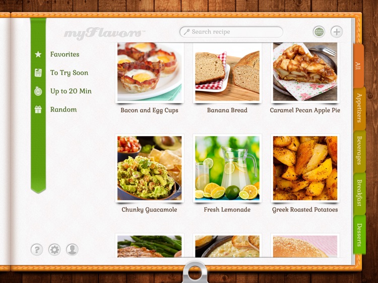 myFlavors™ Cookbook screenshot-0