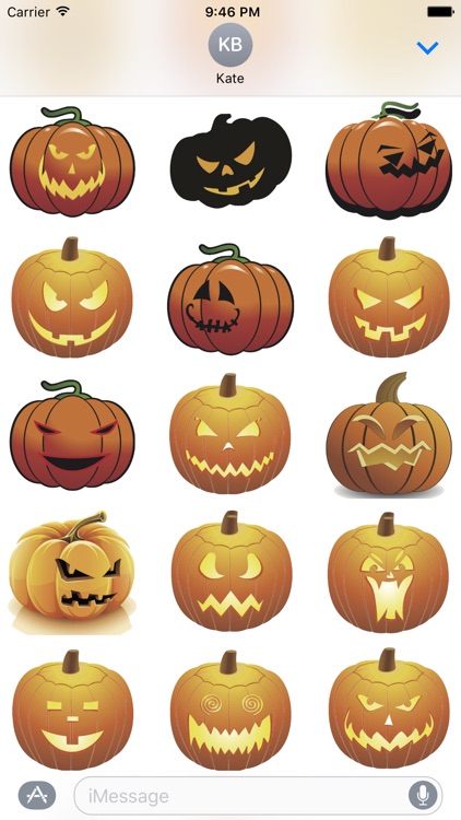 Halloween Stickers collection for iMessage