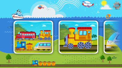 子供の鉄道と交通機関 – 幼児向けパズル screenshot1