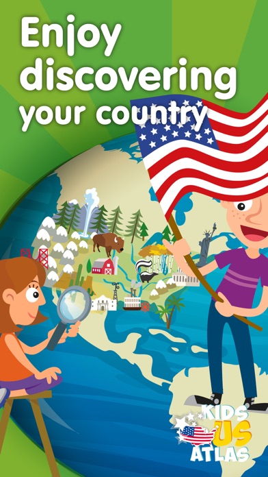 How to cancel & delete Kids US Atlas - United States Fun Geography Games from iphone & ipad 1