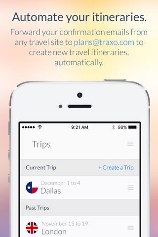 Traxo - Travel organized screenshot 2