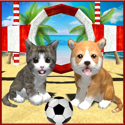 Dog Cat Beach Stunts Simulator