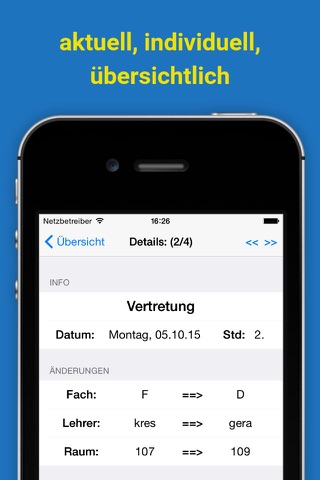 HiSchool - Dein Vertretungsplan screenshot 4