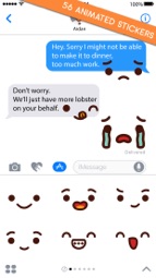 Doodle Faces - Animated Stickers Captura de tela 3