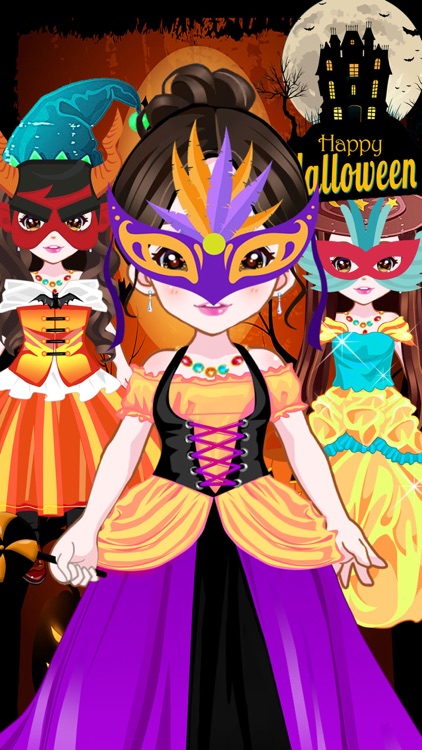 Halloween Princess Dress-sweet kids dress up game
