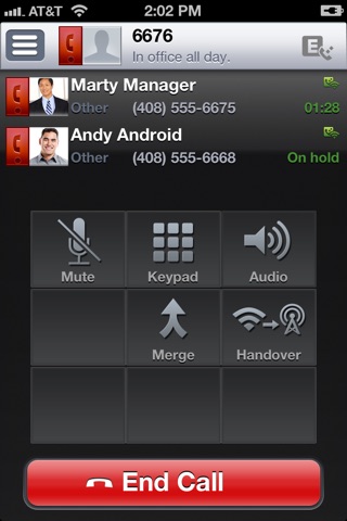 ShoreTel Mobility Client screenshot 2