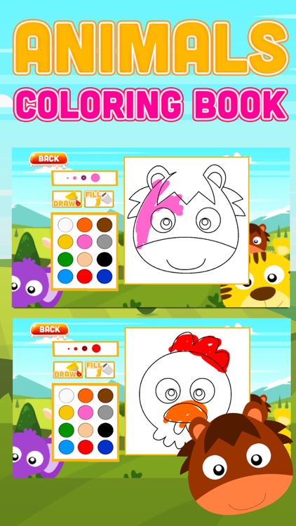 Animals Coloring Book Kids Game