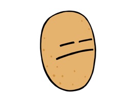 Grumpy Spud offers a variety of stickers, for most any occasion, with a potato whose expression never changes