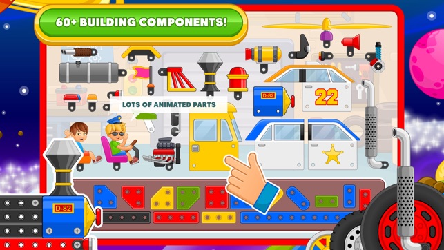 Car Builder Games: Police Car(圖2)-速報App