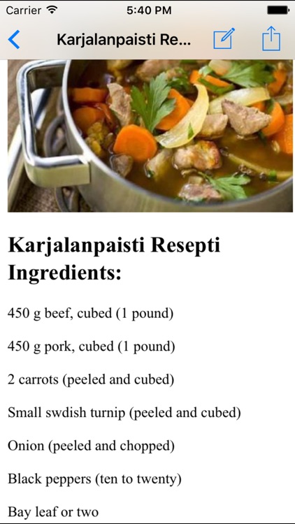 Finnish Food Recipes