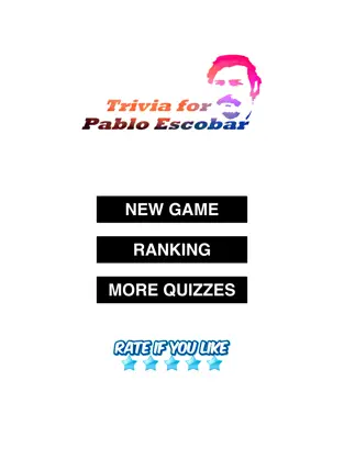 Screenshot 1 Trivia for Pablo Escobar - Super Free Fun Quiz iphone