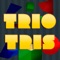 As the spinning triotroids fall you line up shape/color patterns to make them explode