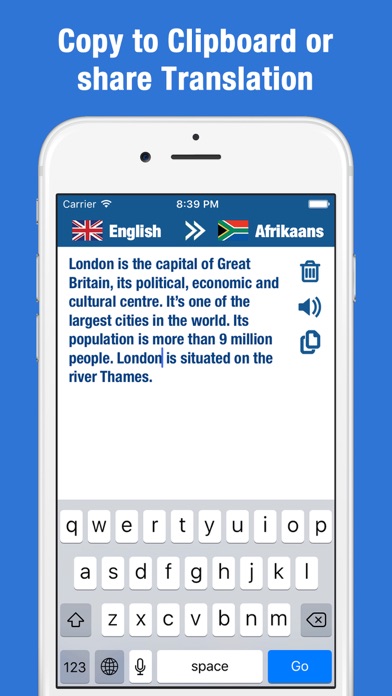 English Afrikaans Translator & Dictionary